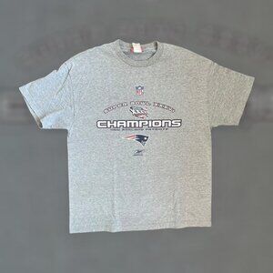 vintage 2002 XL Reebok New England Patriots Superbowl XXXVI Champions t shirt